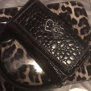 Pleather Croc Pattern Wallet